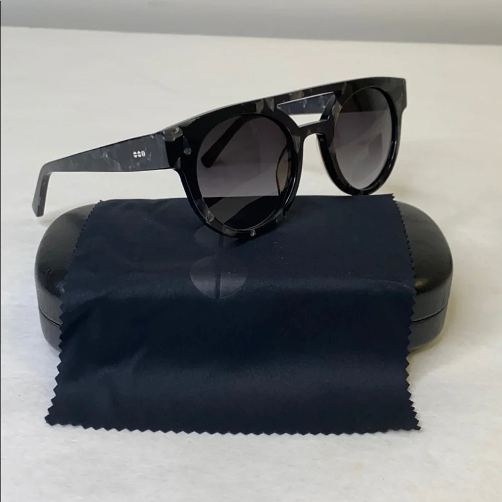 KOMONO sunglasses Dreyfuss Black Marble Sunglasses (NEW)